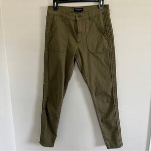 Banana Republic Green Chinos Slim Fit Cotton Blend